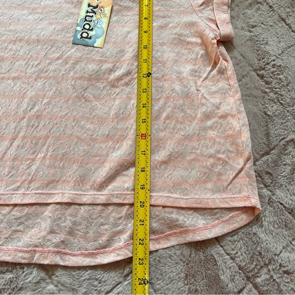 NWT Mudd Pink Lace Shirt Size Large Early 2000s - Picture 4 of 11